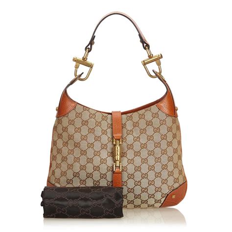 gucci purses brown|vintage gucci brown leather handbag.